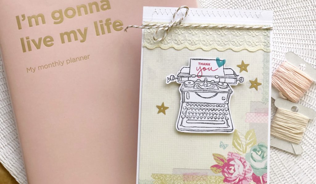 ‘I’m gonna live my life’ dusky pink rose pastel colors, planner. Arts and crafts, handmade.
